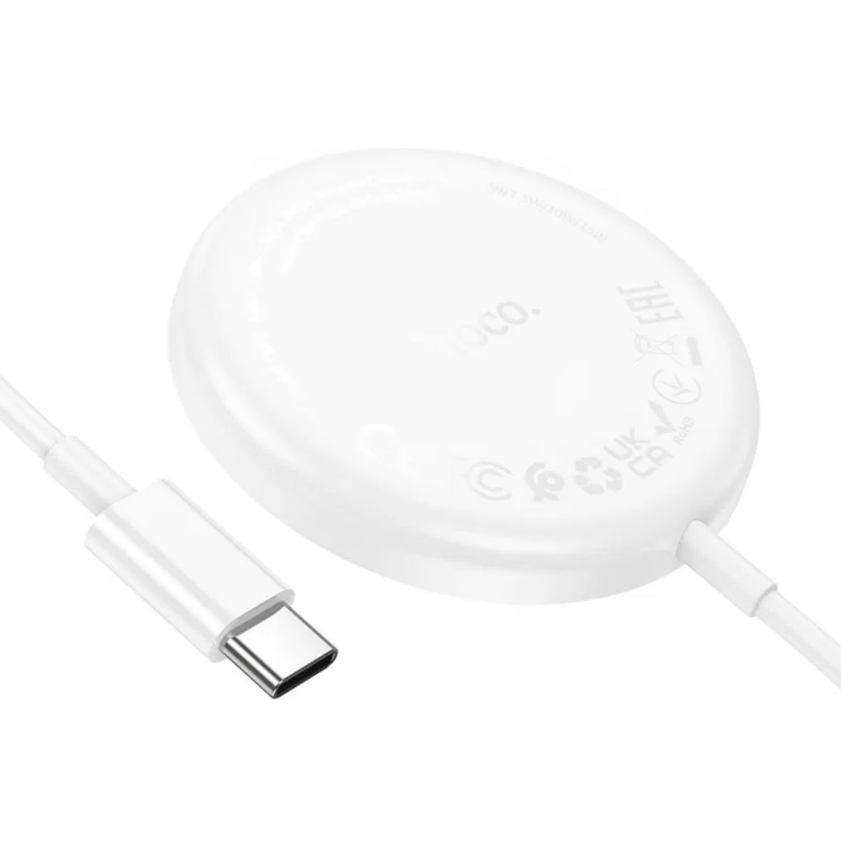 HOCO - Cargador Inalambrico Magnetico Hoco CW52 Blanco