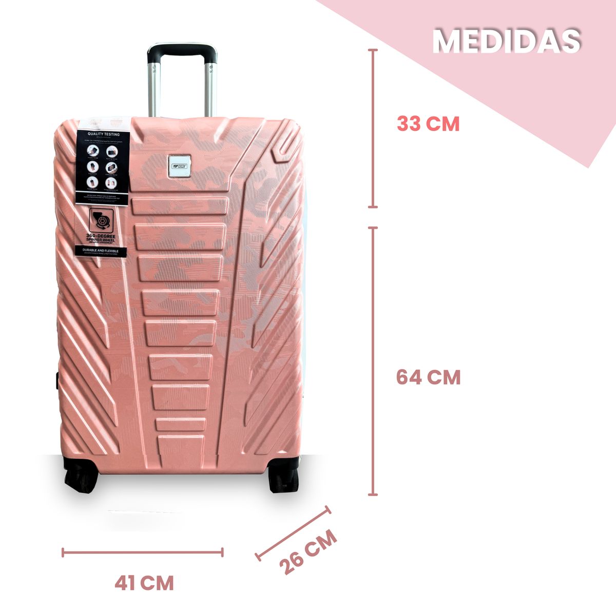 YEP S - Maleta 20kg Oficial 64 x 41 x 26 cm Yephome