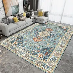 GENERICO - ALFOMBRA PARA LIVING ANTIDESLIZANTE CON DISEÑOS TRIDIMENCIONALES