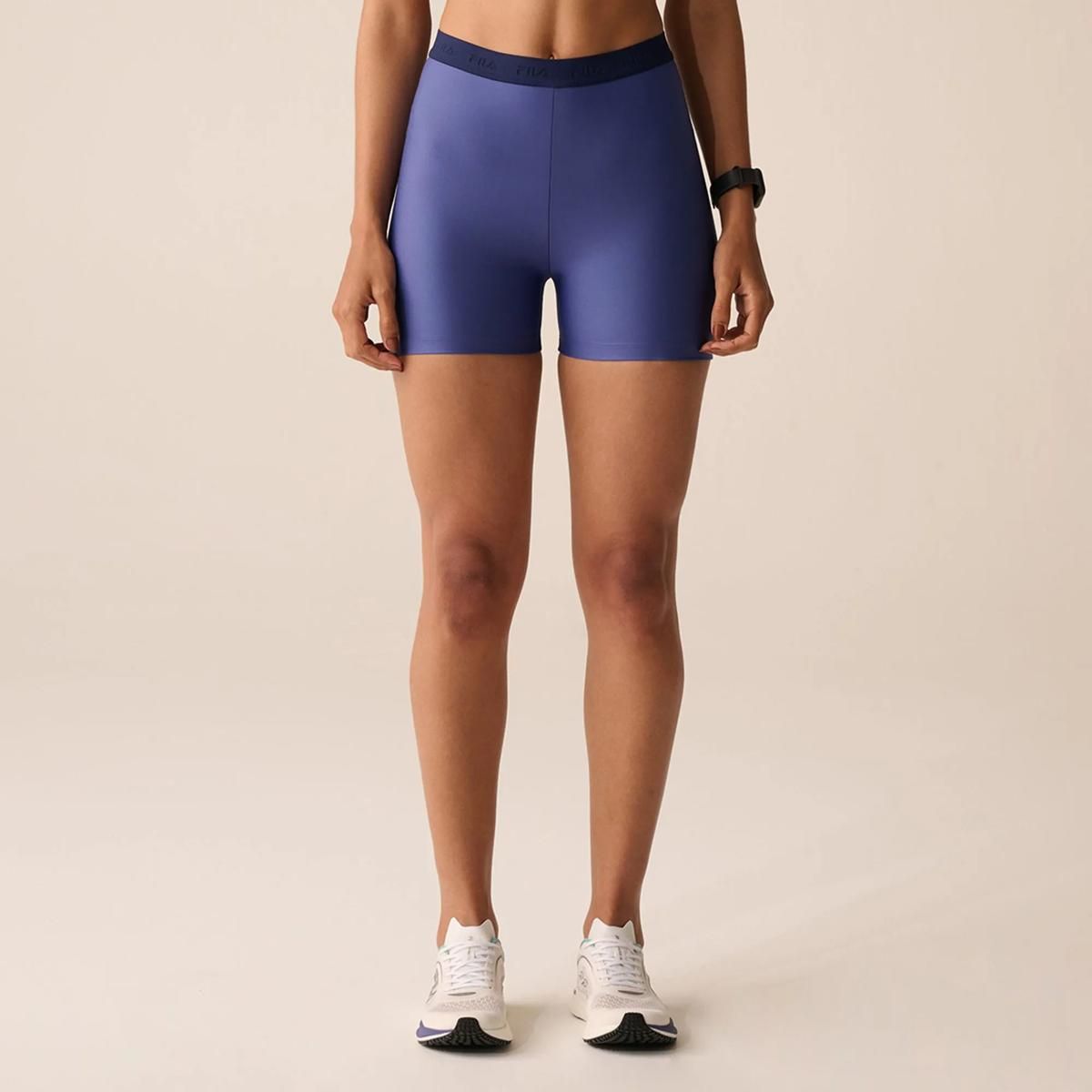 FILA - Calzas Fila Train Elastic IV Mujer Azul