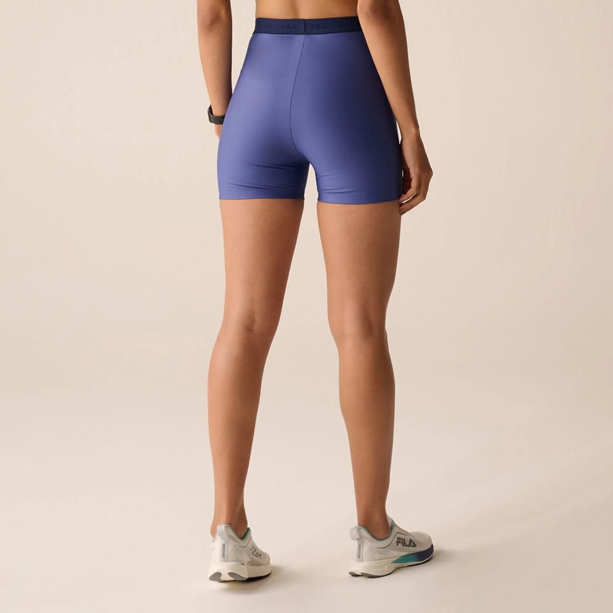 FILA - Calzas Fila Train Elastic IV Mujer Azul