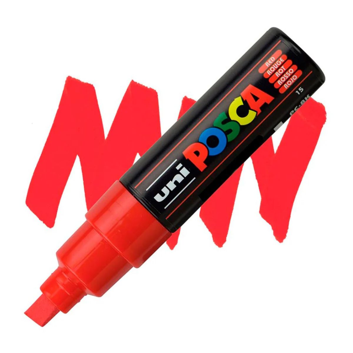 UNI POSCA - POSCA MARCADOR PC 8K ROJO