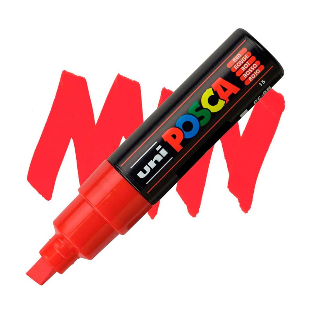 UNI POSCA - POSCA MARCADOR PC 8K ROJO