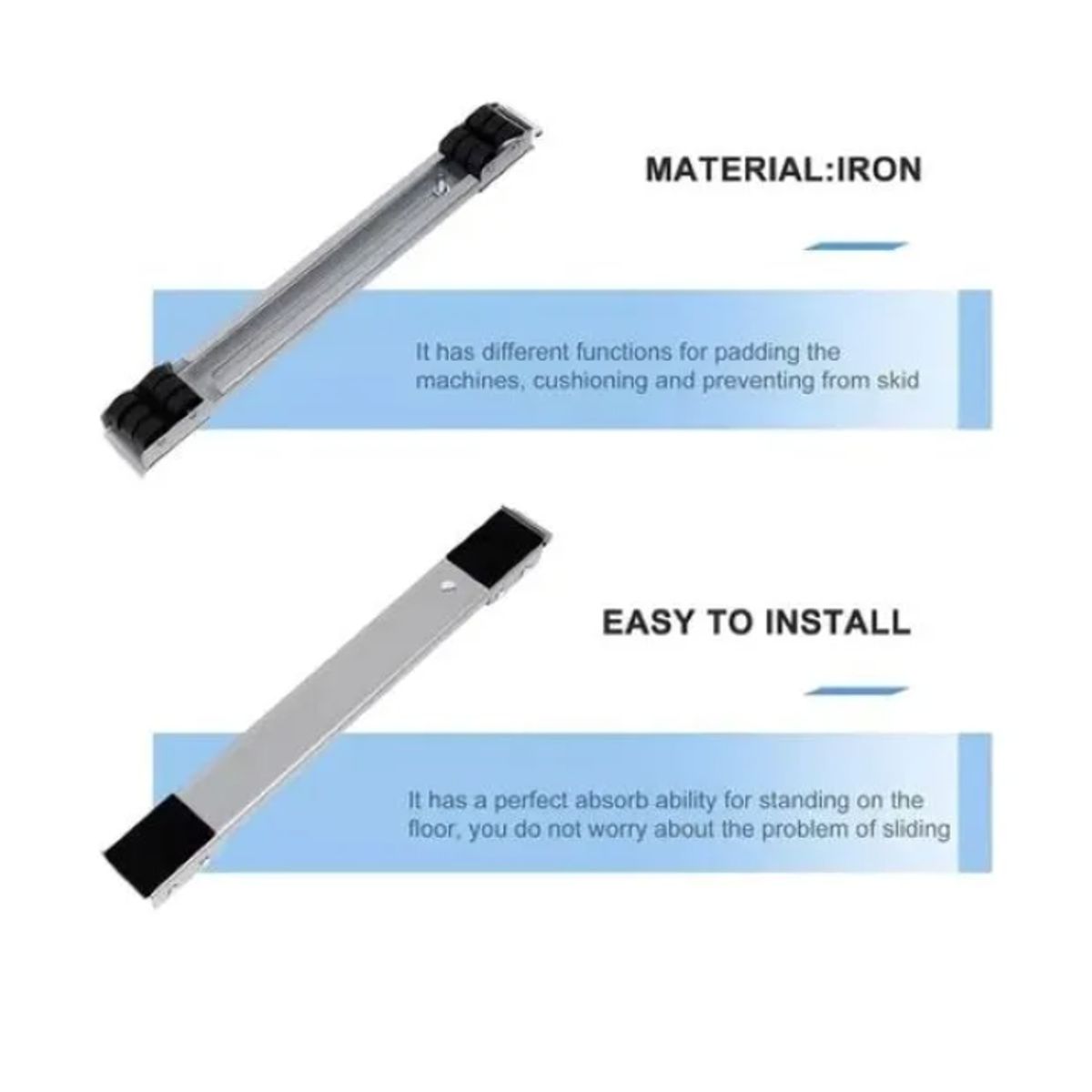 IRM - Base Móvil Ajustable Soporte Ruedas Para Mobiliario