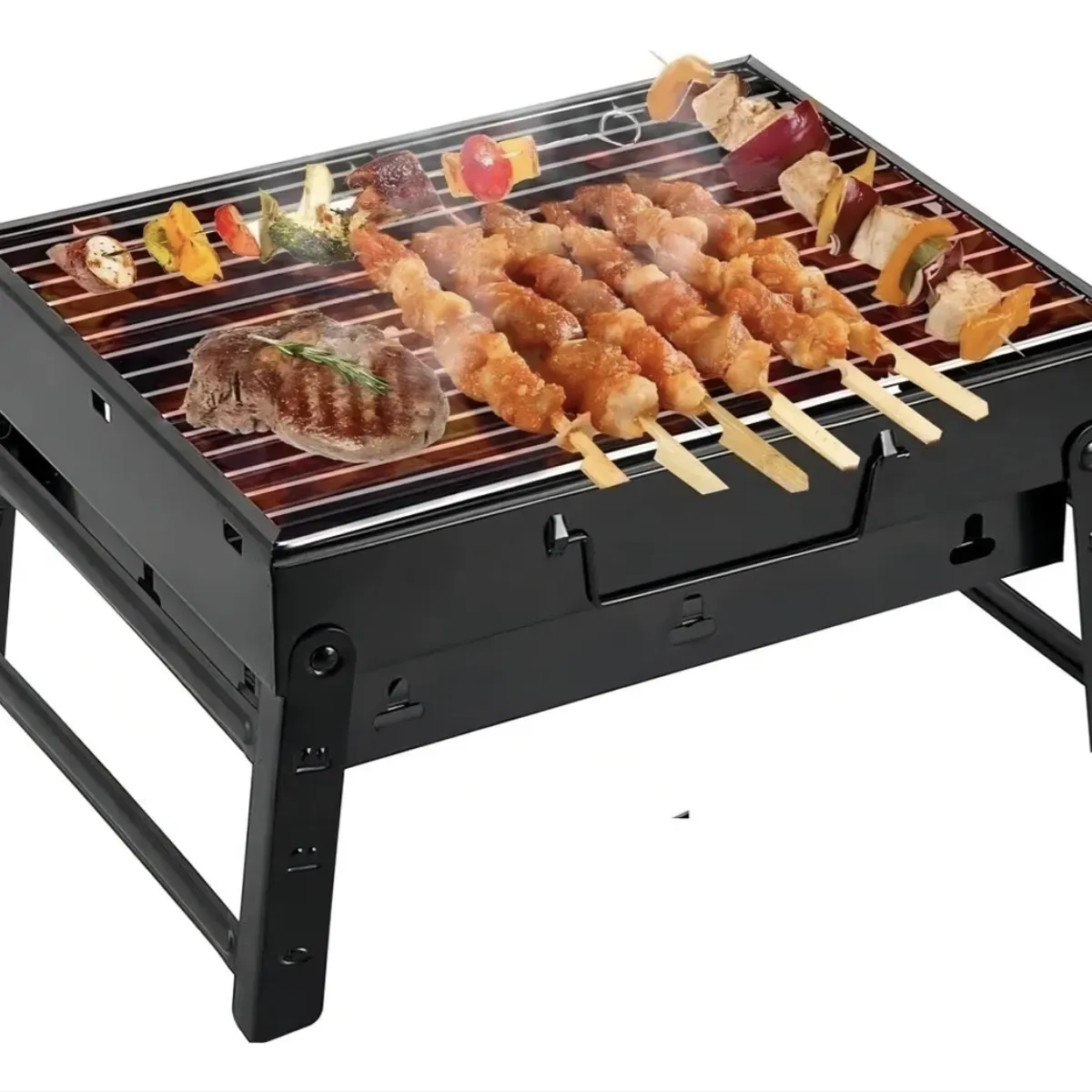 OKAY - Parrilla Portatil Carbon Parrillas Asado Mini Parrilla Quincho Barbacoa