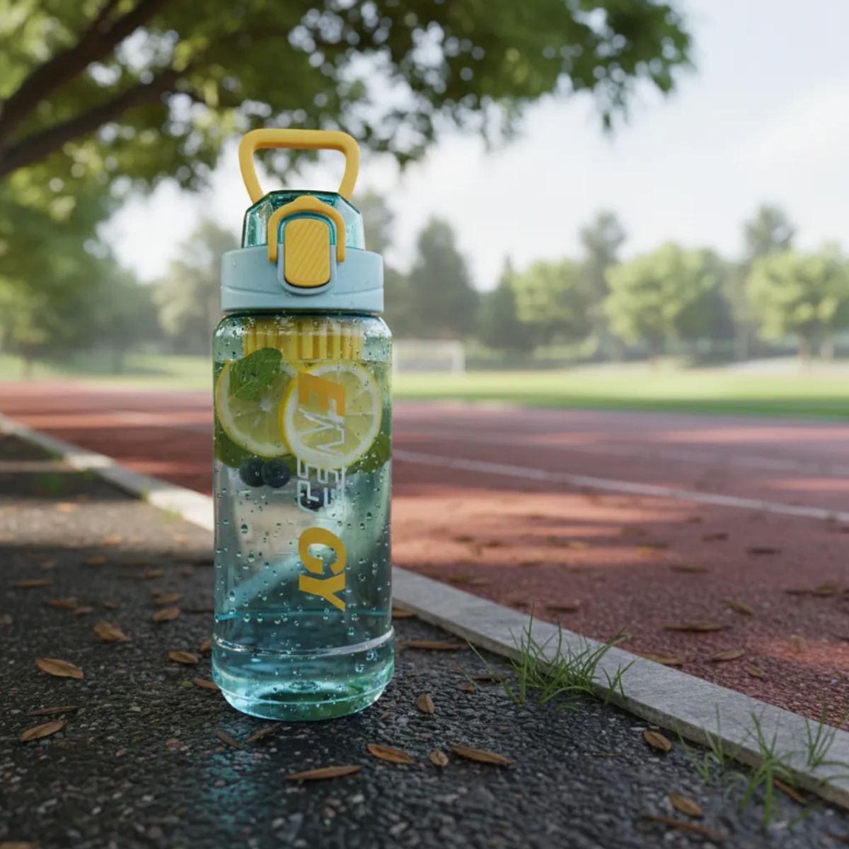 GENERICO - Botella De Agua Deportiva 650ml Con Infusor Filtro