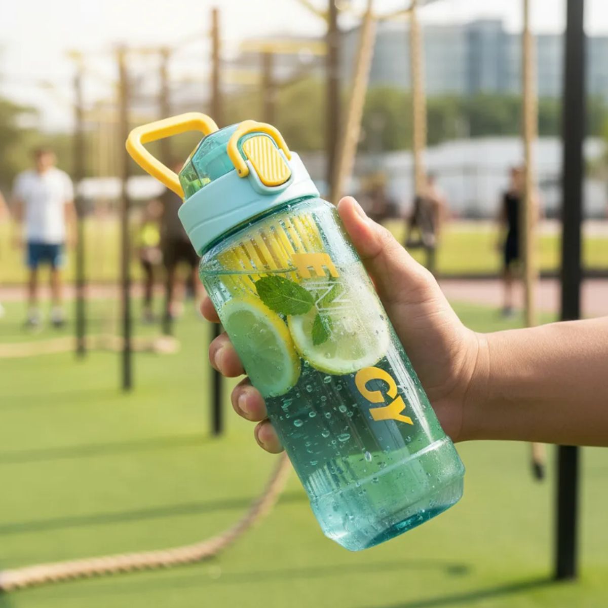 GENERICO - Botella De Agua Deportiva 650ml Con Infusor Filtro
