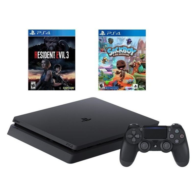 SONY - Ps4  2 juegos (SackBoy - Resident 3)