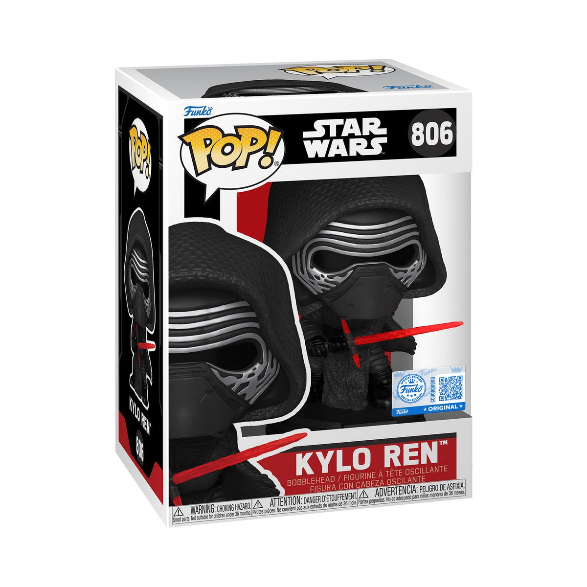 FUNKO - Funko Pop Kylo Ren Star Wars - 806