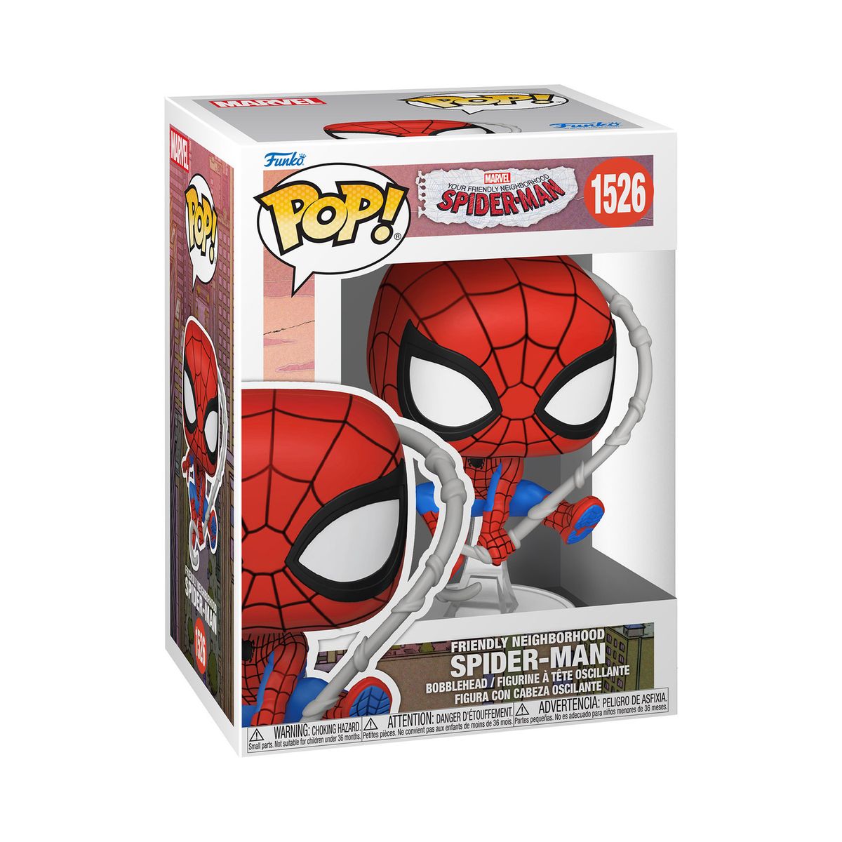 FUNKO - Funko Pop! Friendly Neighborhood Spiderman Marvel #1526