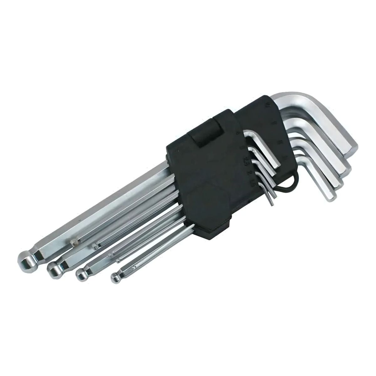 GENERICO - Juego/set De Llaves Allen O Llaves Estriadas 9 Piezas.