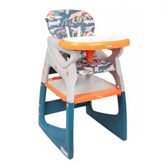 INFANTI - SILLA COMER ALTA SIT-UP PLUS NARANJAAZUL
