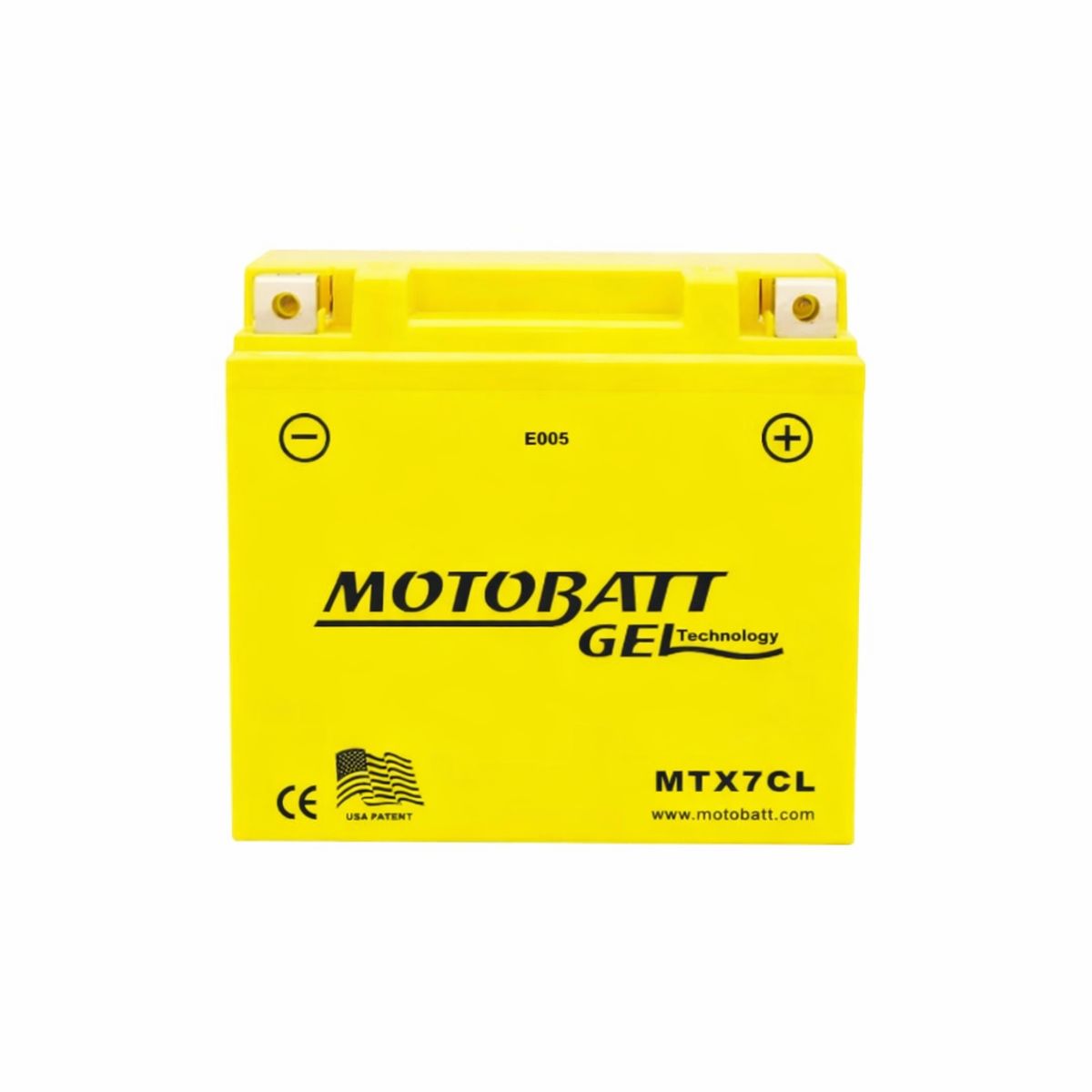 GENERICO - Bateria de Moto 7AH Positivo Derecho 90 CCA