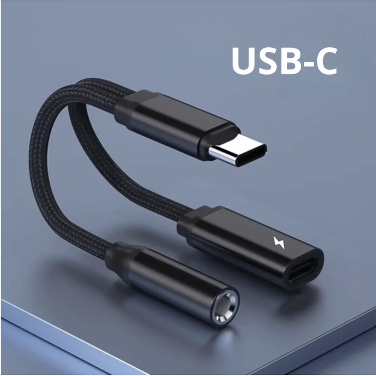 IRM - Adaptador Convertidor Audio Dual Usb-c A Auxiliar Y Usb-c