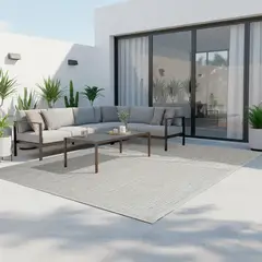 DIB - Alfombra Sisal Natural Border 160X230 Marble