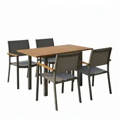 MIDTOWN - Juego de Terraza Lynx Extensible 75-126cm