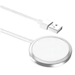 IRM - Cargador Inalámbrico Magnético Para iPhone Magsafe 15w Color Blanco