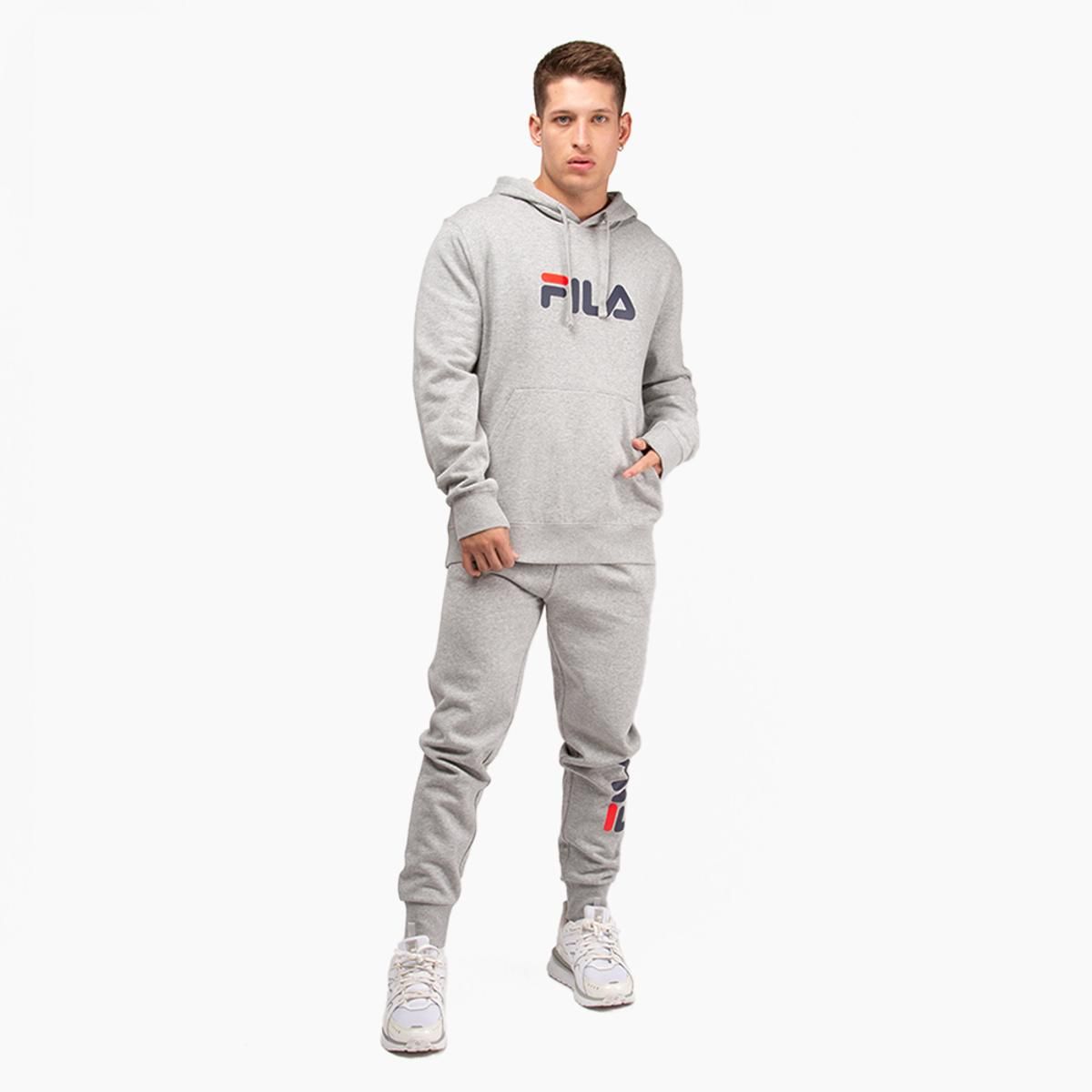 FILA - Polerón Fila Comfort Letter II Hombre Gris