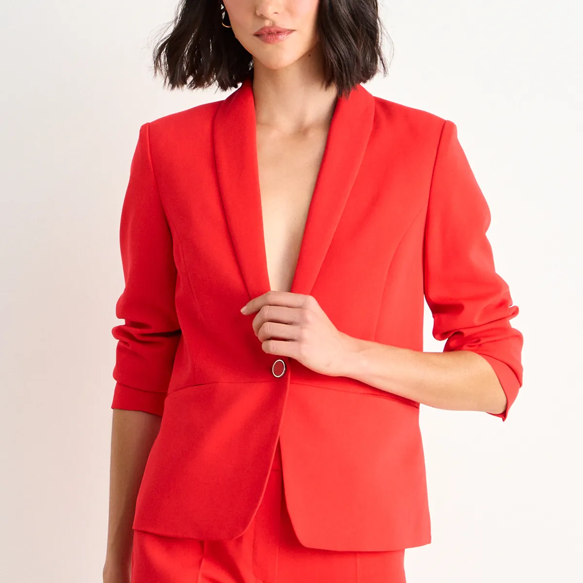 ASH - Blazer Manga Larga Mujer Rojo Ash