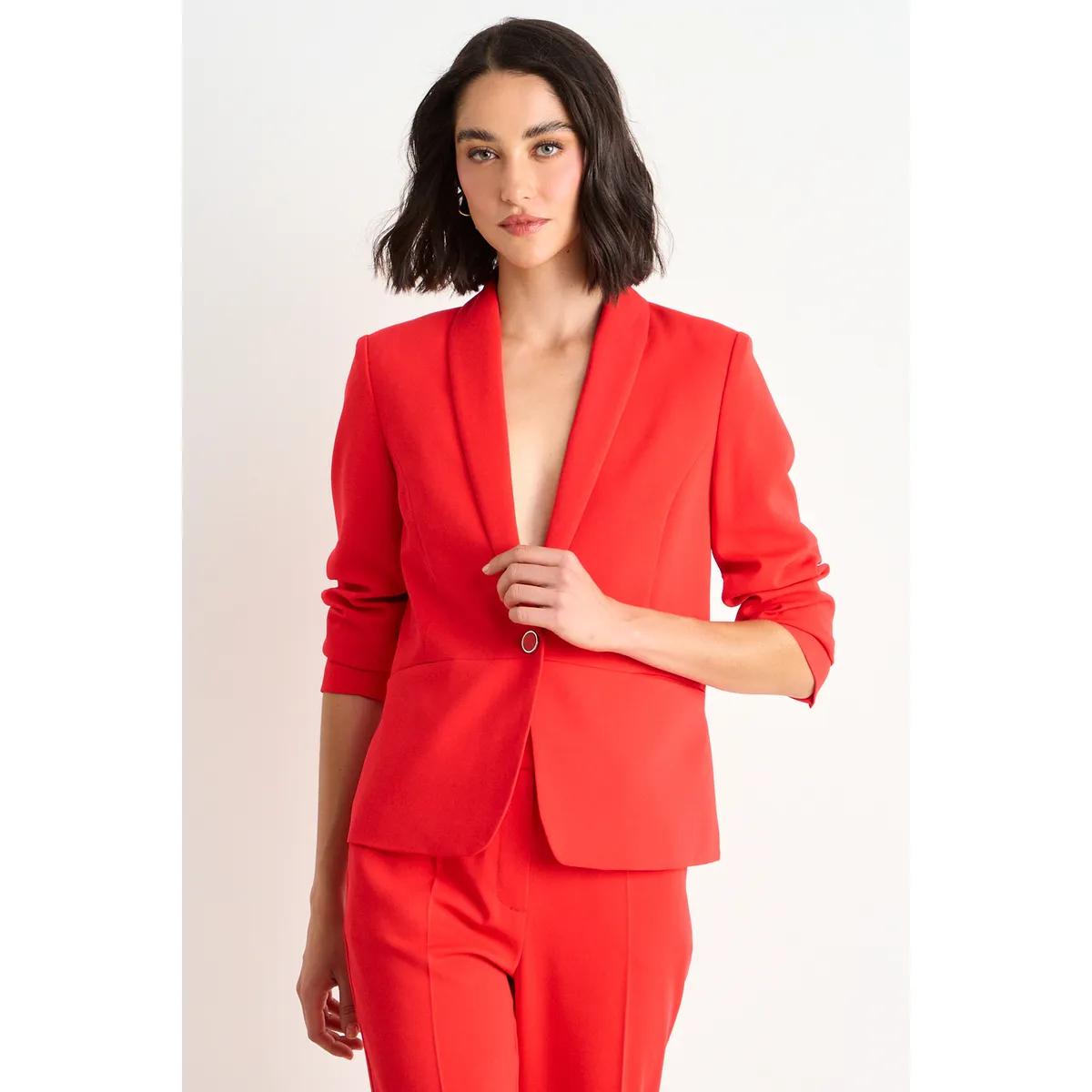 ASH - Blazer Manga Larga Mujer Rojo Ash
