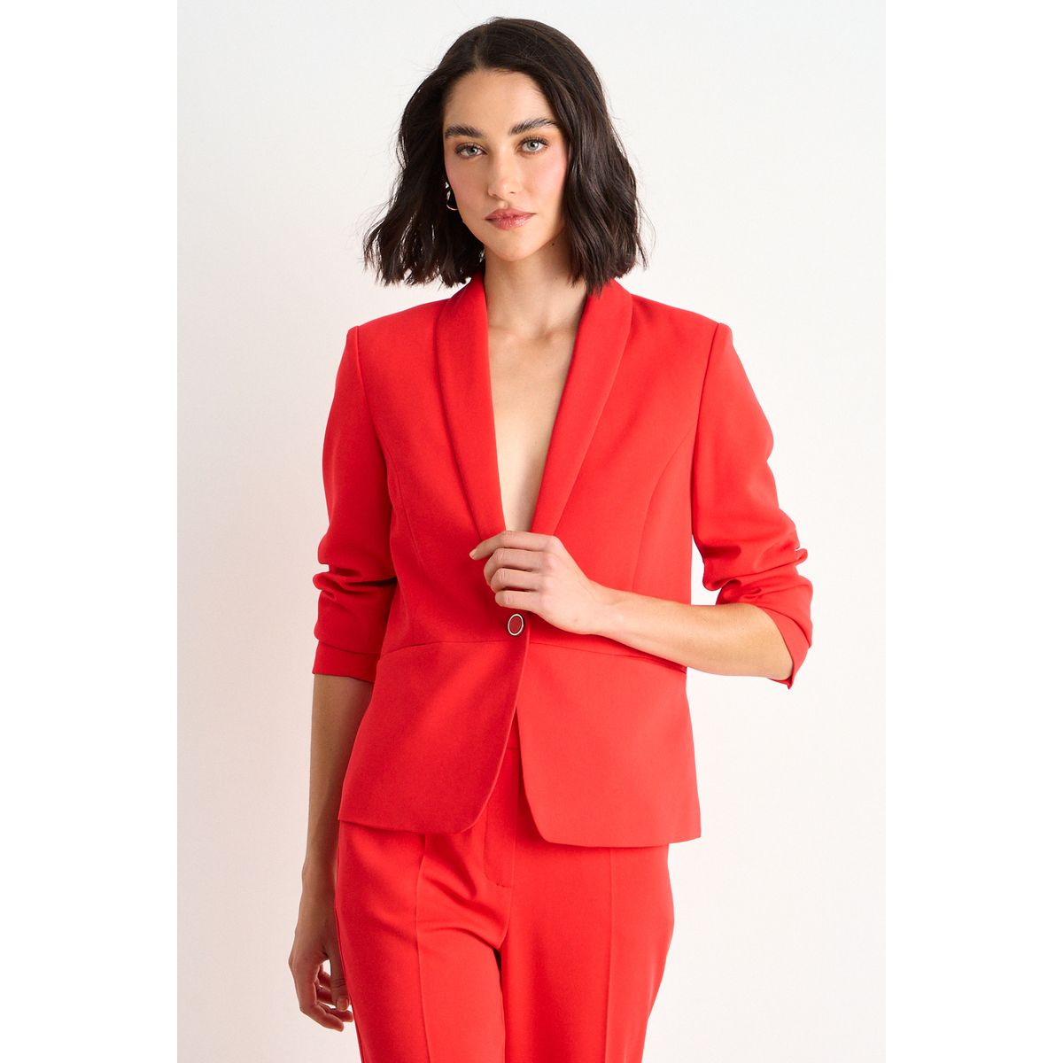 ASH - Blazer Manga Larga Mujer Rojo Ash