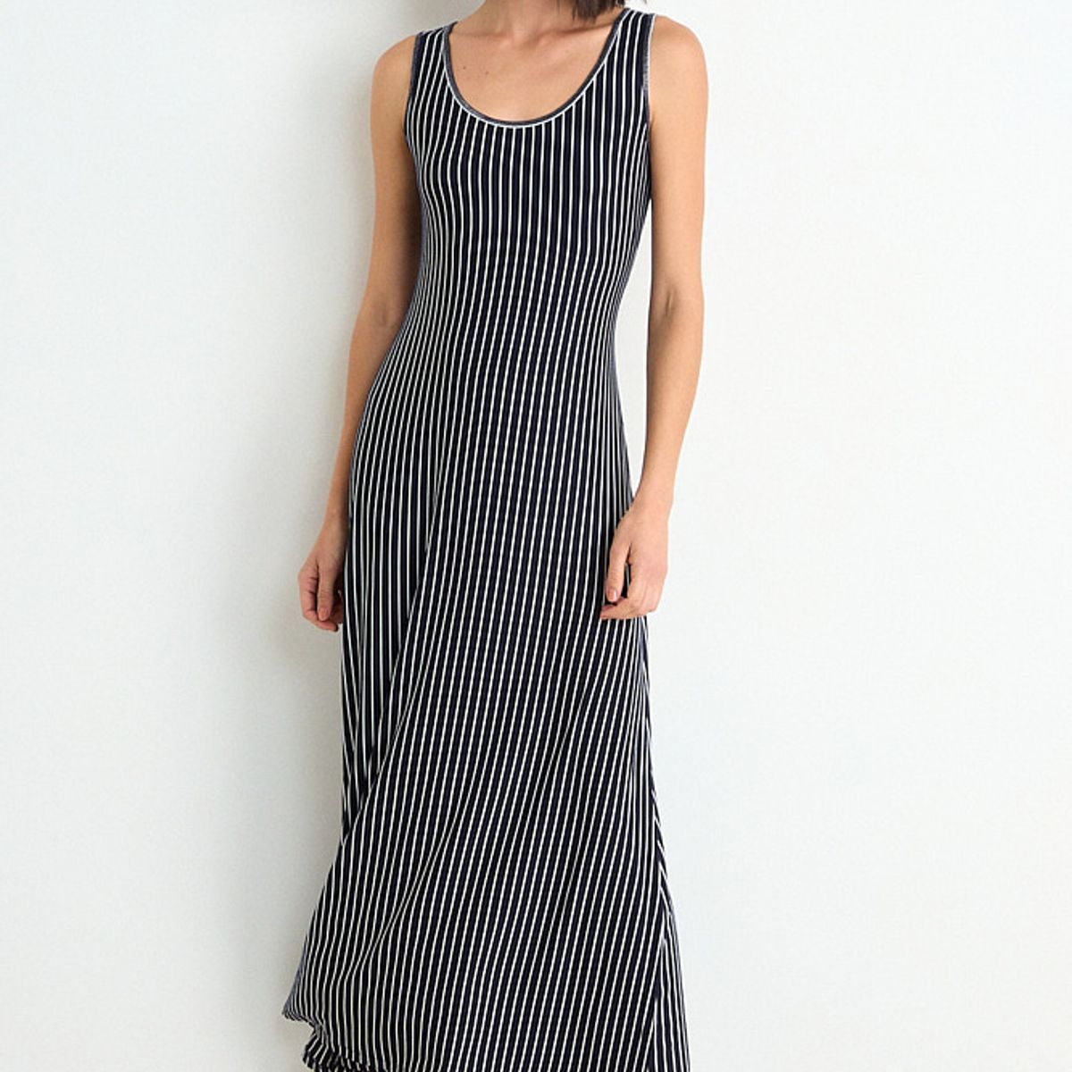 ASH - Vestido Largo Sin Mangas Mujer Azul Ash