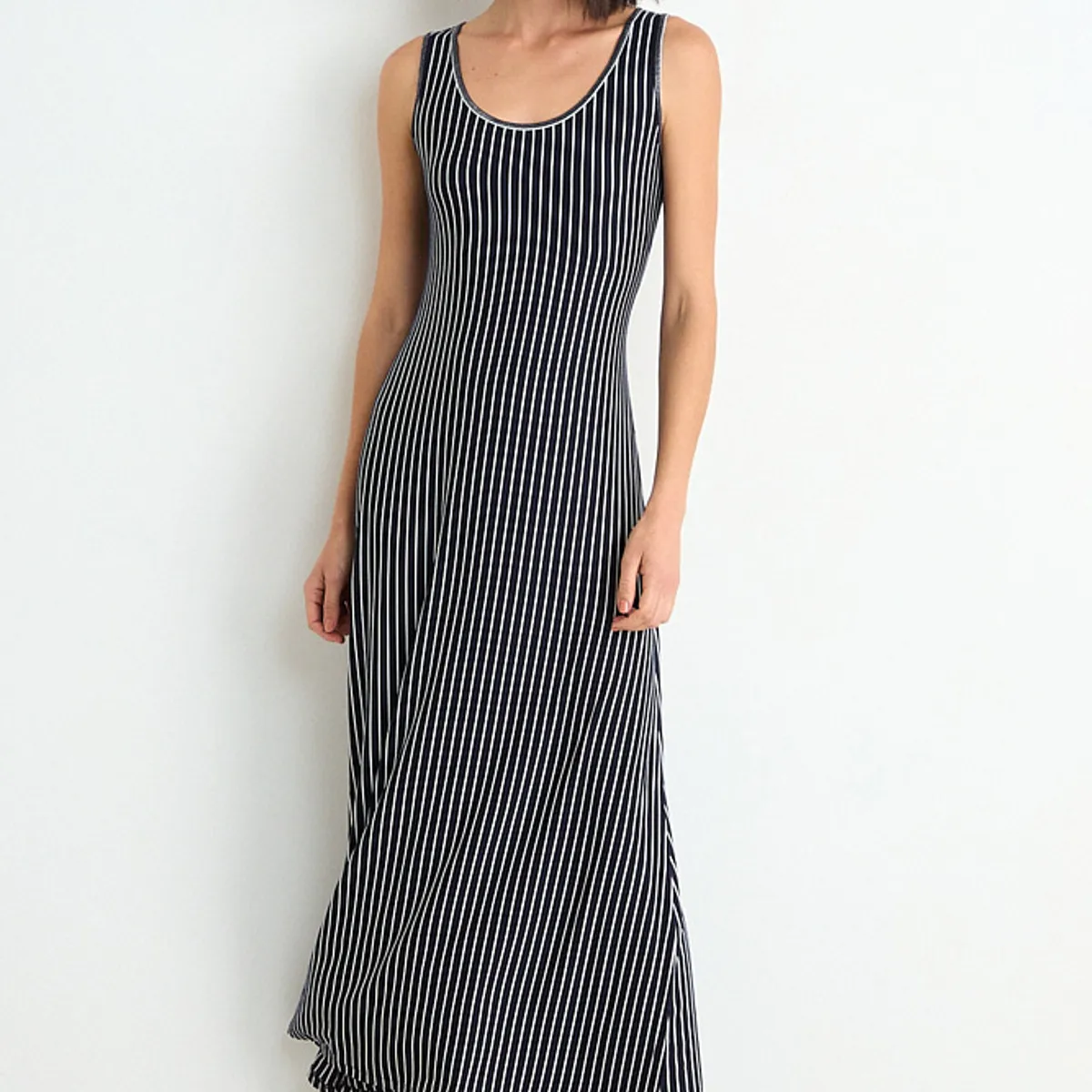 ASH - Vestido Largo Sin Mangas Mujer Azul Ash