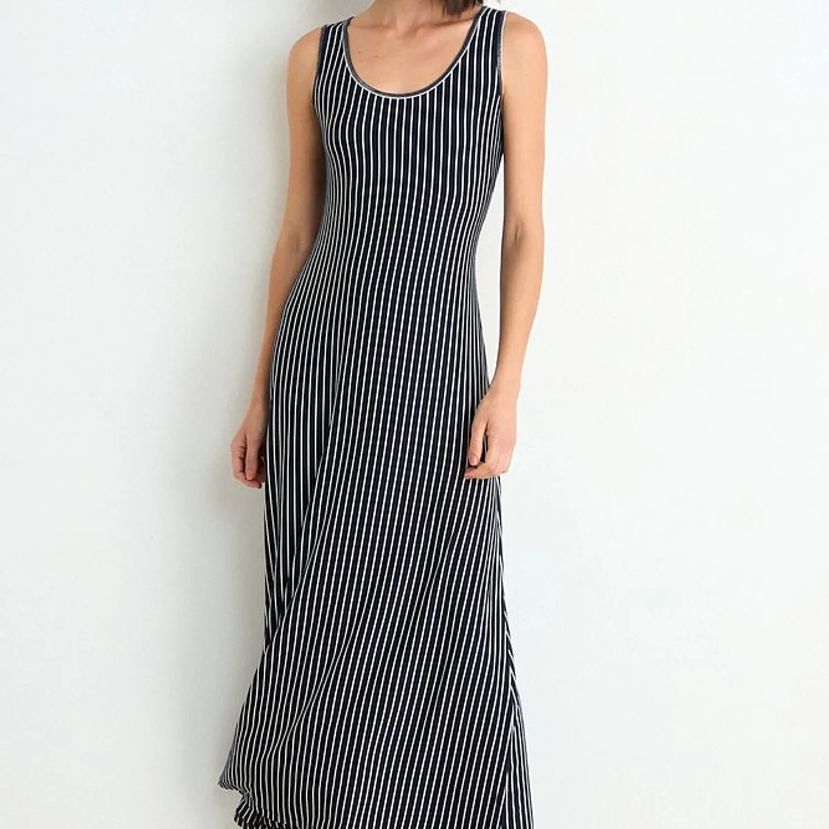 ASH - Vestido Largo Sin Mangas Mujer Azul Ash