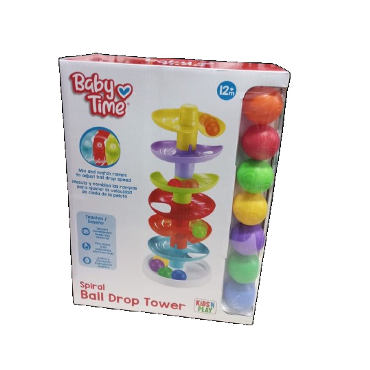 GENERICO - Caja juguete torre con pelotas infantil