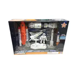 GENERICO - Caja juguete espacial cohete niños