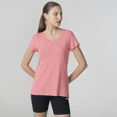 FILA - Polera Dots II Mujer Rosado