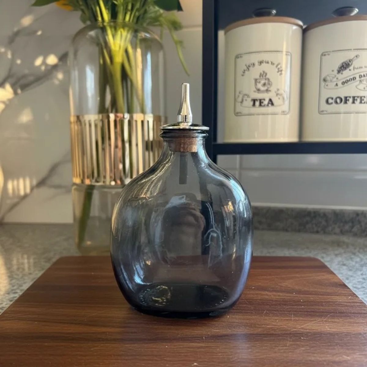 TODOHOGAR SANTIAGO DE CHILE - Dispensador Para Endulzante Negro - Plateado C