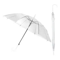 OKAY - Paraguas Transparentes Para La Lluvia A Prueba De Viento Color Transparente Diseño De La Tela Liso