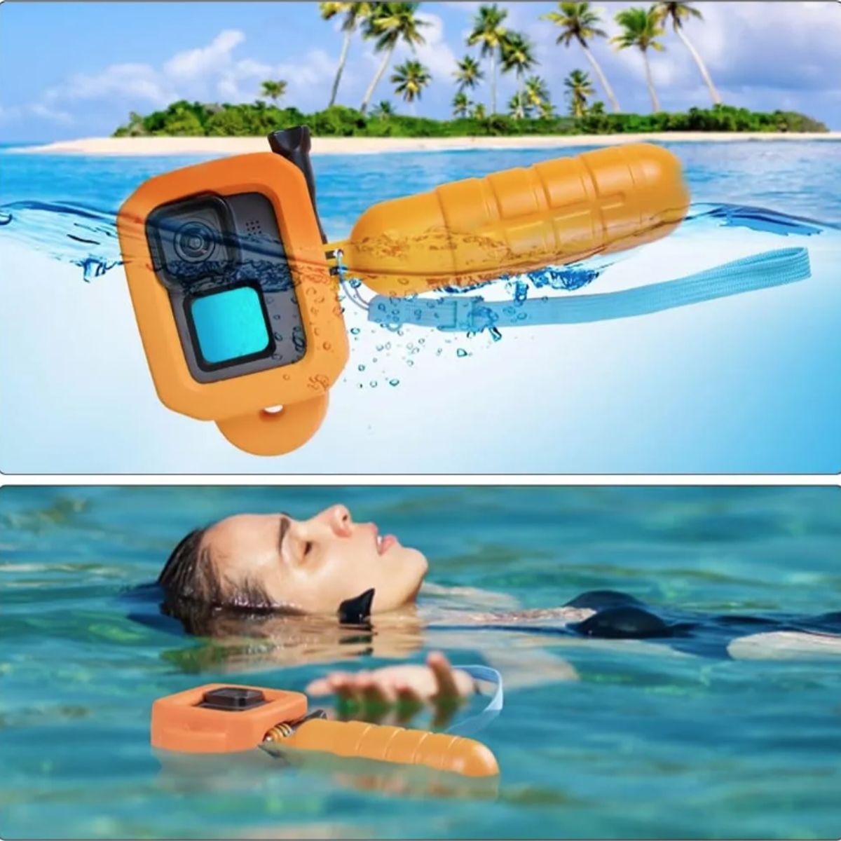GENERICO - Flotador Floaty Para Camara Gopro Hero 1211109 Firme