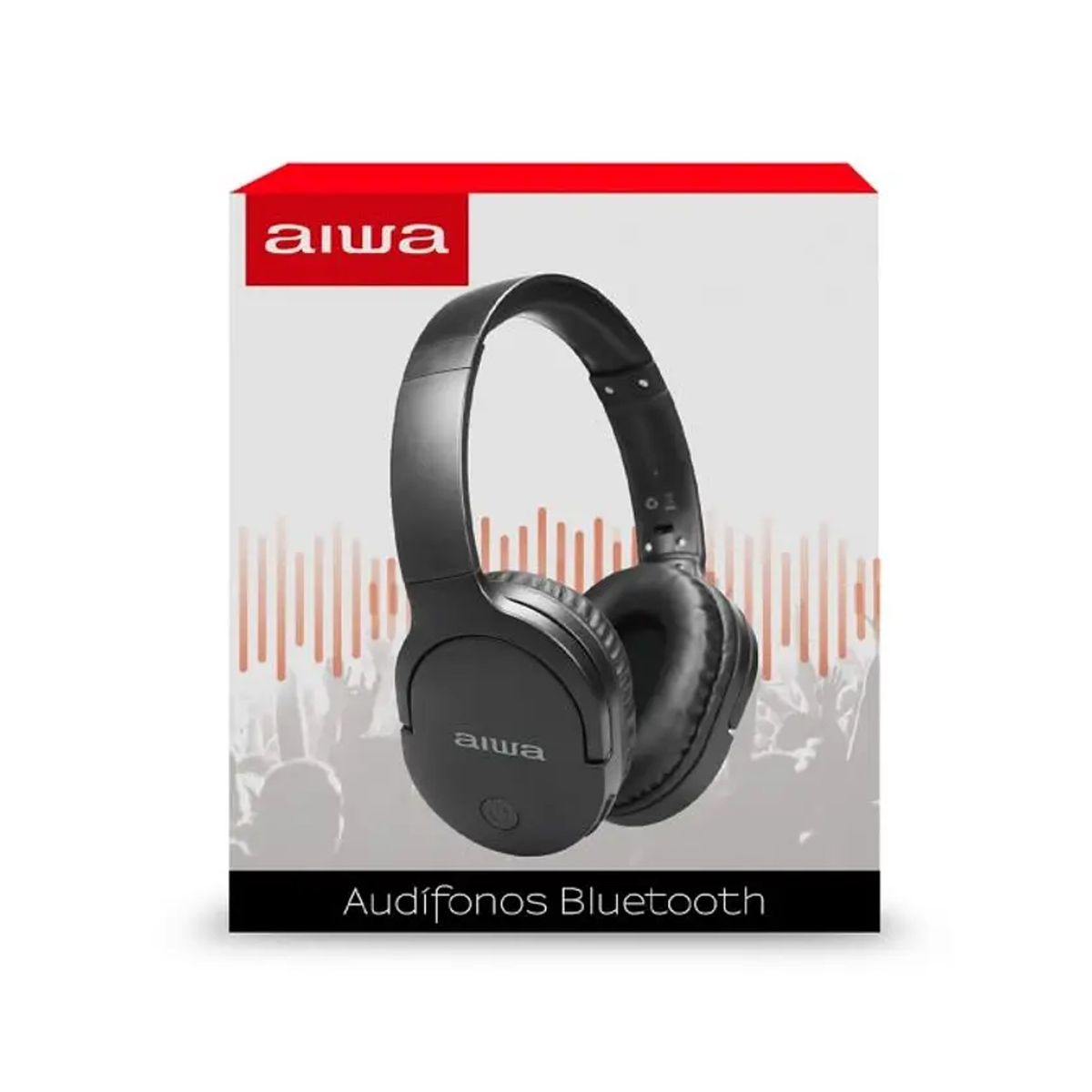 AIWA - Audífonos Over Ear Aiwa Bluetooth Inalámbricos