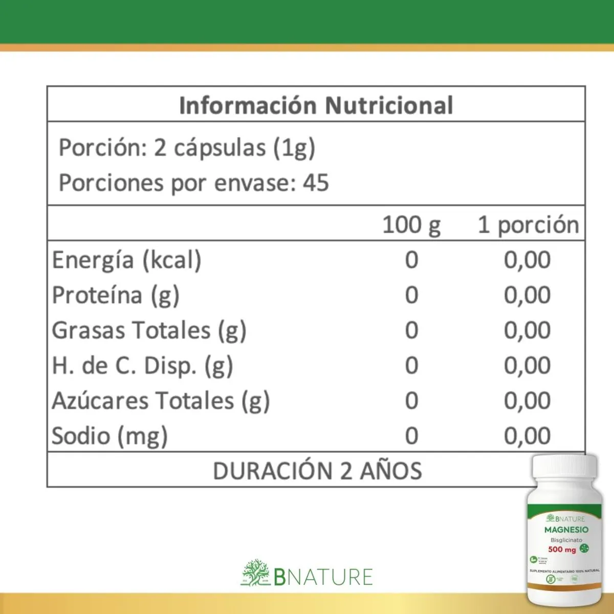B NATURE - Sleep · Magnesio Bisglicinato · Pack 3 Meses · B Nature