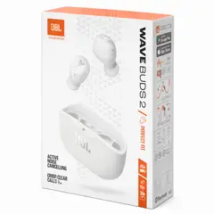 JBL - Audifonos Wave Buds 2 TWS ANC White + 40Hrs Autonomía