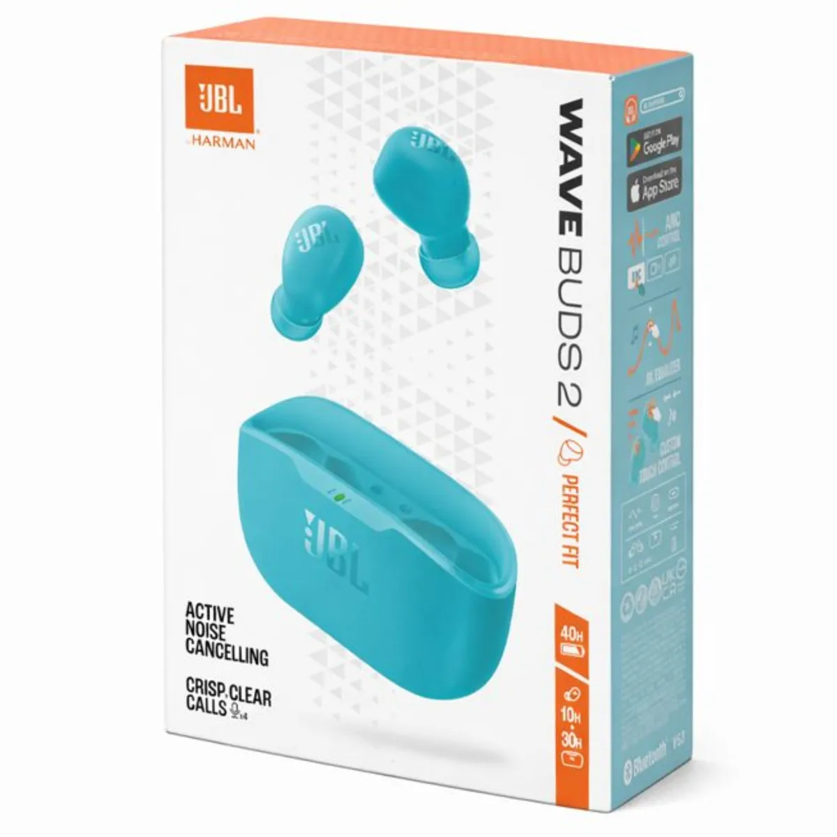 JBL - Audifonos JBL Wave  Buds 2 TWS ANC Blue + 40Hrs Autonomía