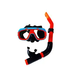 GENERICO - Gafas Buceo Visores De Snorkel Mascara Anti Niebla Rojo