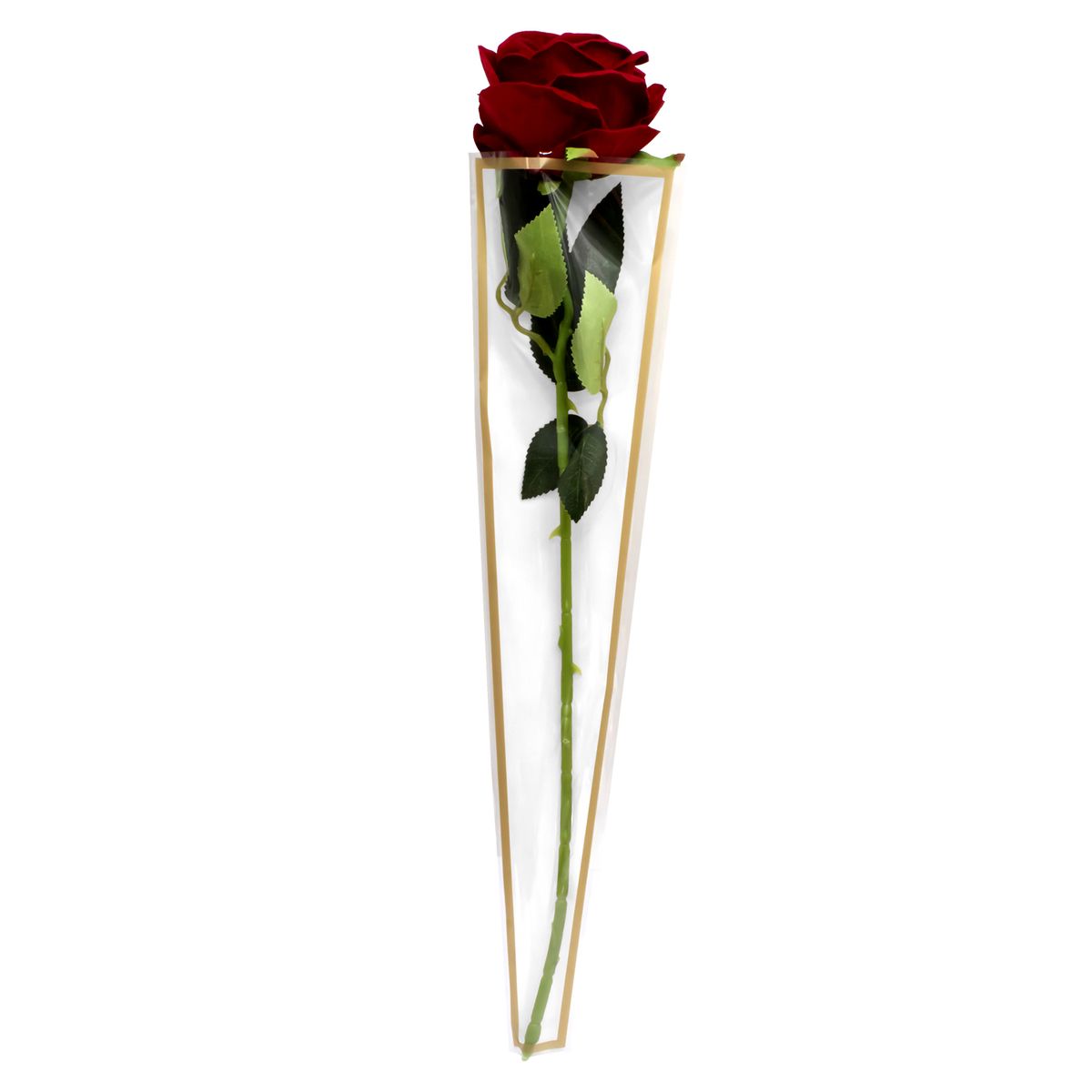 GENERICO - ENVOLTORIO ROSAS BE FLOWER BLANCO X50UNI
