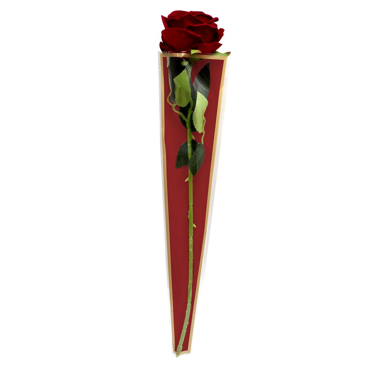 GENERICO - ENVOLTORIO ROSAS BE FLOWER BURDEO X50UNI