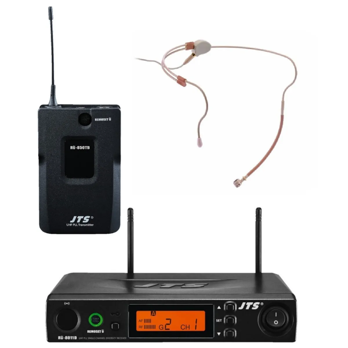 JTS - Sistema Inalambrico Profesional JTS RU8011D  RU850TB  CM214ULIF