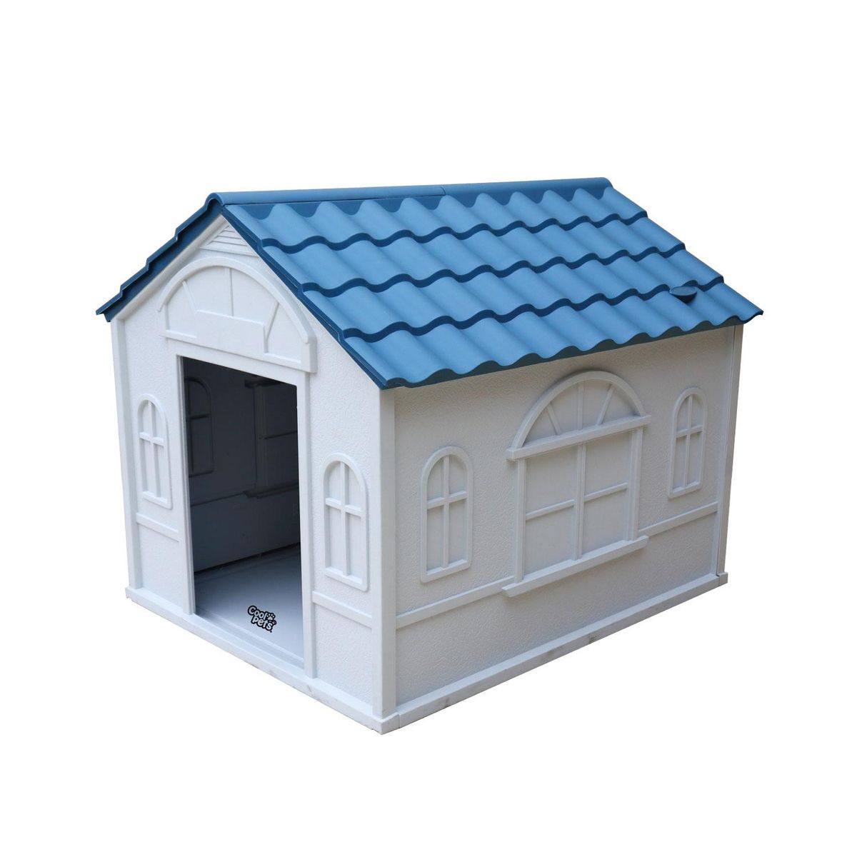 COOL PETS - Casa Para Perro Grande Cool Pets 98x84x82Cm Techo Azul