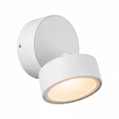 LED STUDIO - FOCO SOBREPUESTO CIELO / MURO REDONDO DIRIGIBLE 6W LUZ CÁLIDA IP54