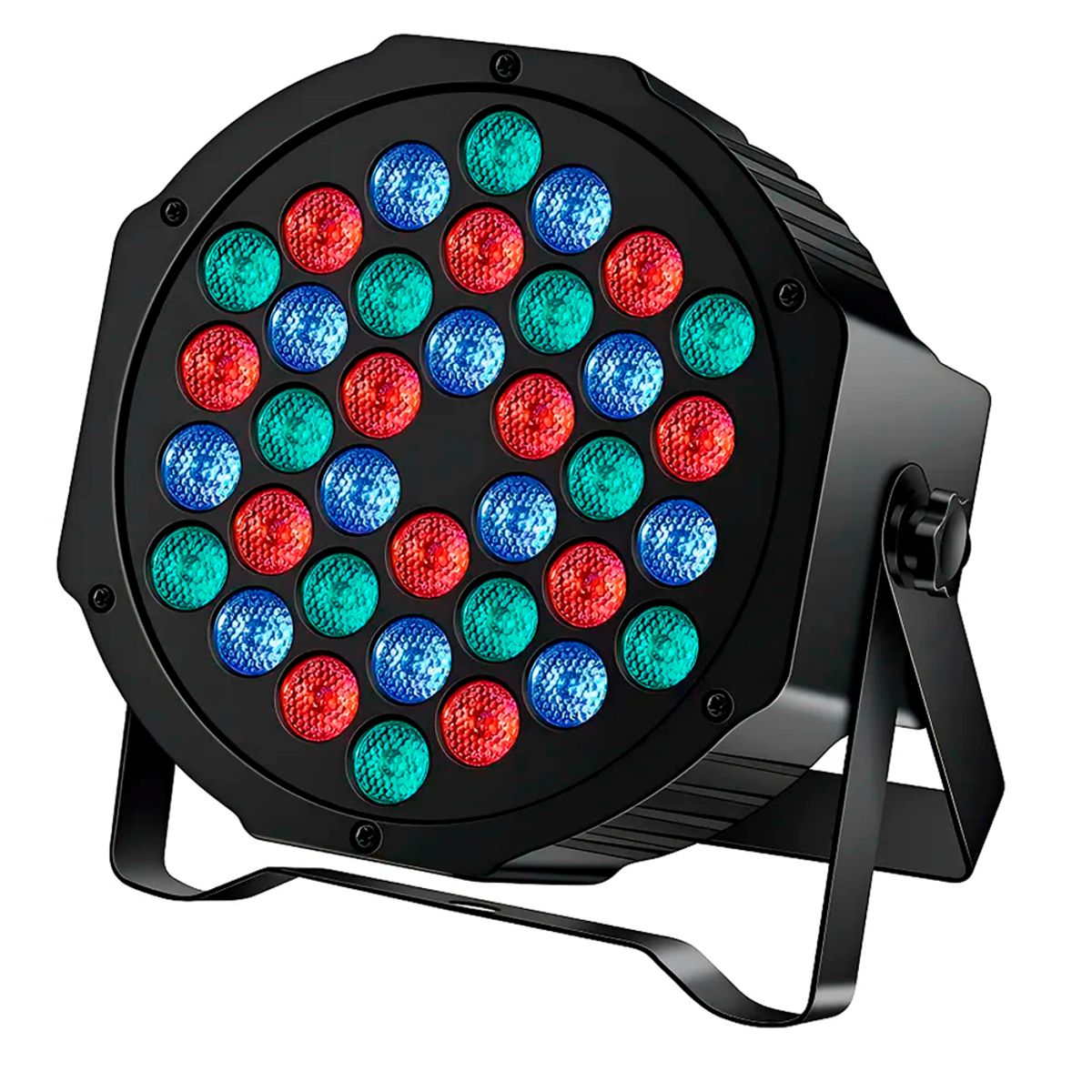 GENERICO - Foco Fiesta 36 Led Rgb Dmx Luces Audioritmico Carrete Colors