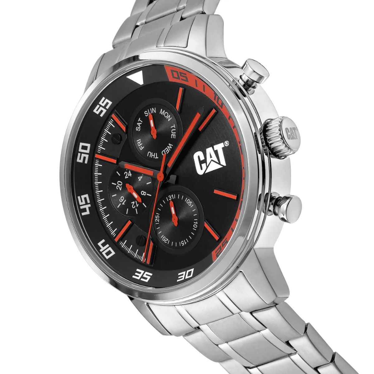 CAT - RELOJ CAT AK-149-11-128 SAIL PLATEADO ROJO HOMBRE