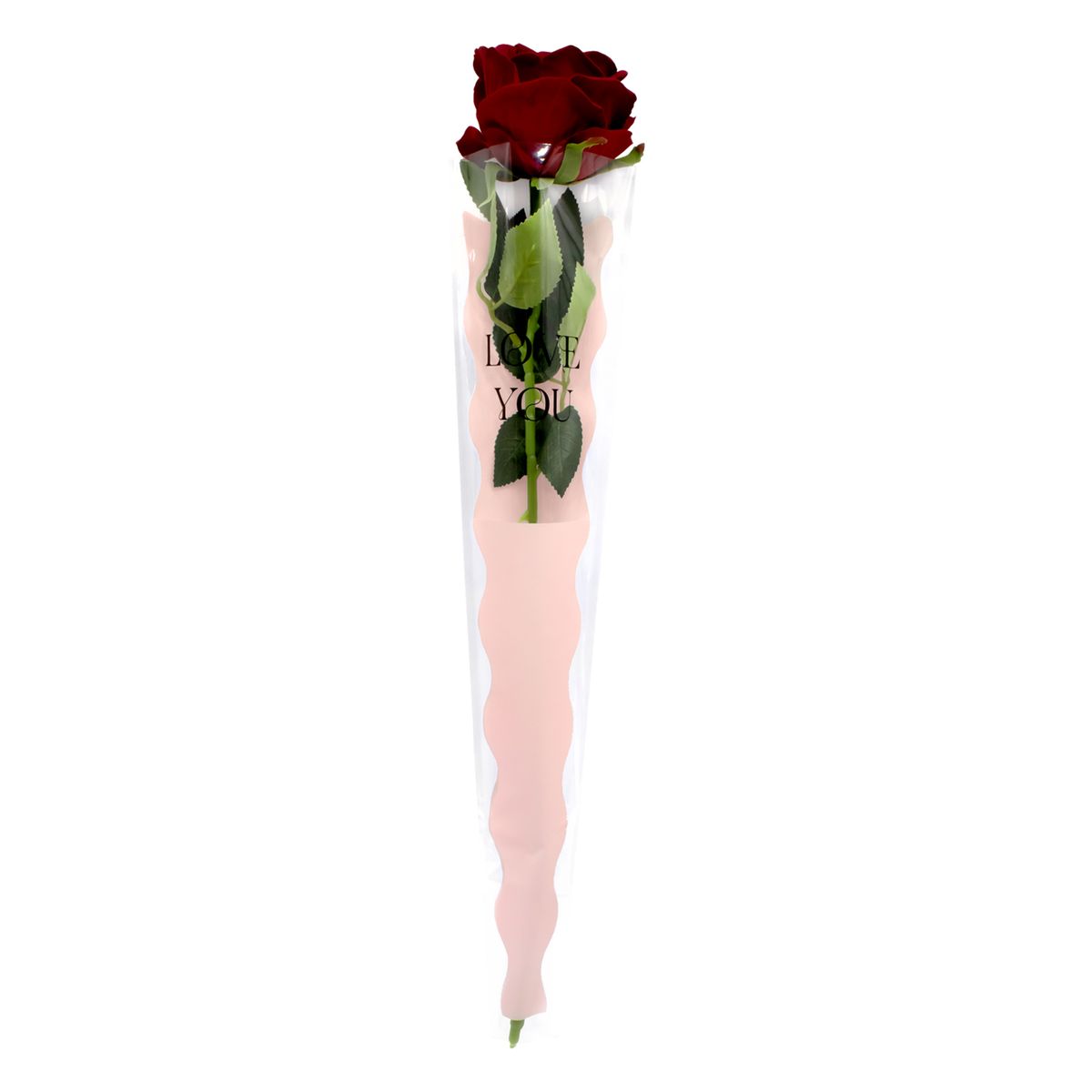 GENERICO - ENVOLTORIO ROSAS LOVE YOU ROSADO X50UNI