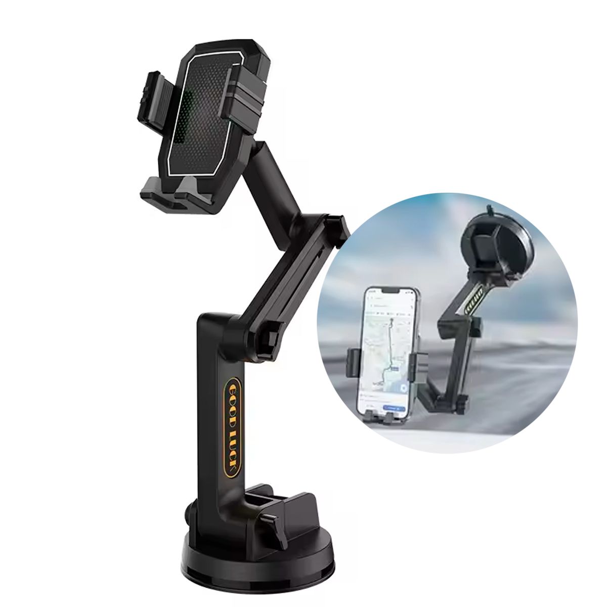 GENERICO - Soporte Teléfono Móvil Coche Soporte Giratorio De 360 Grados