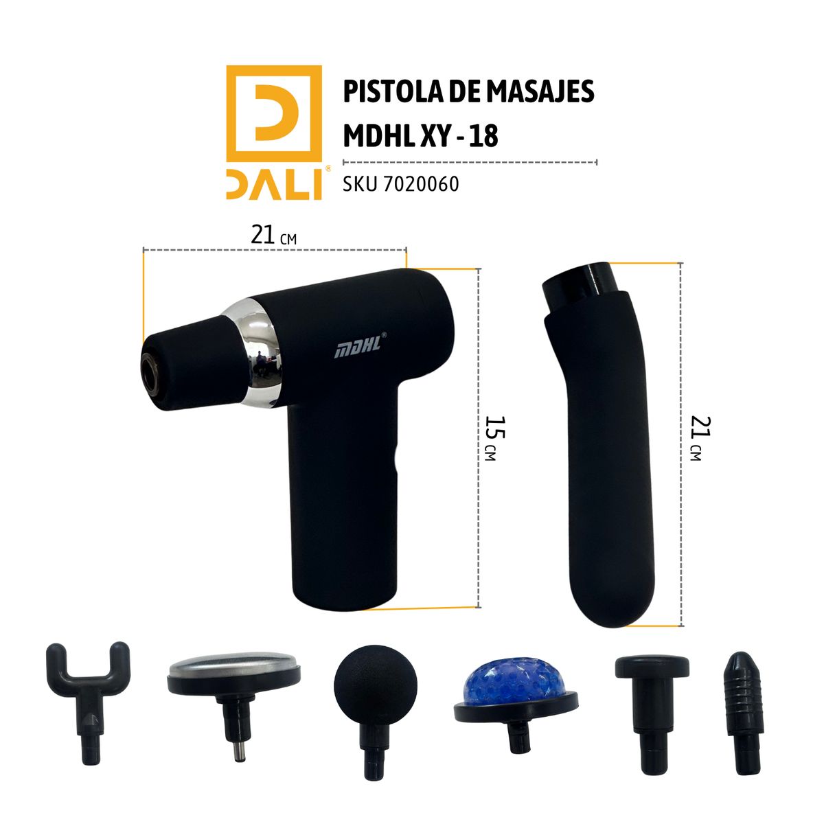 DALI - Pistola de Maasajes MDHL XY-18