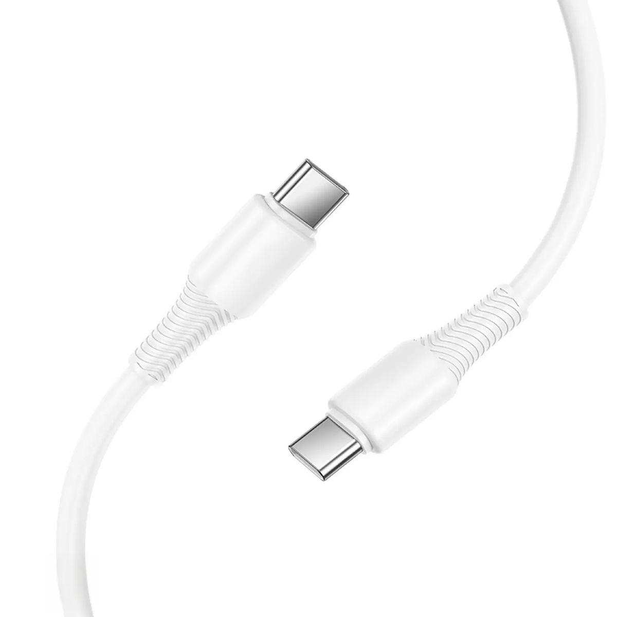 HOCO - Cable Hoco X120 Beneficio 60W C a C Blanco